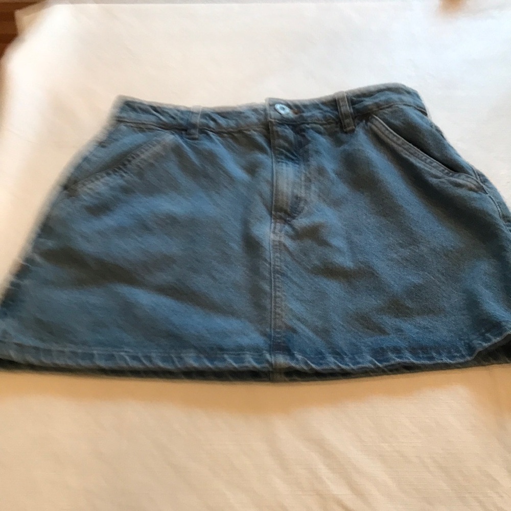 Cotton-On Cargo denim mini skirt